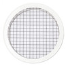1.5" Round Open Screen White Aluminum Louver with 1/4" Galvanized Steel Screen (Priced Per Bag of 6).  Item#  1.5" RWS-104