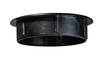 2.5" Round Black Polypropylene Plastic Louver with Insect Screen System  (Priced Per Bag of 4).  Item#  2.5" PLBL-100