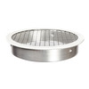 2" Round Open Screen White Aluminum Louver with 1/4" Galvanized Steel Screen (Priced Per Bag of 6).  Item#  2" RWS-104