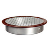 4" Round Open Screen Brown Aluminum Louver with 1/4" Galvanized Steel Screen (Priced Per Bag of 4).  Item# 4" RBS-104