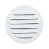 1" Round White Aluminum Louver with Insect Screen  (Priced Per Bag of 6).  Item#  1" RLW-100