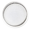 2.5" Round Open Screen White Aluminum Louver with 1/8" Galvanized Steel Screen (Priced Per Bag of 4).  Item#  2.5" RWS-108