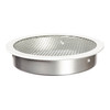 6" Round Open Screen White Aluminum Louver with 1/8" Galvanized Steel Screen (Priced Per Bag of 2).  Item#  6" RWS-108