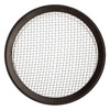 1.5" Round Open Screen Black Aluminum Louver with 1/8" Galvanized Steel Screen (Priced Per Bag of 6).  Item#  1.5" RBLS-108
