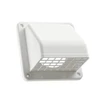3" White Plastic Preferred Hood Vent (Price Per Piece).  Item#  1470W