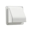 3" White Plastic Preferred Hood Vent (Price Per Piece).  Item#  1470W