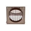 3" Brown Plastic Preferred Hood Vent (Price Per Piece).  Item#  1470BA