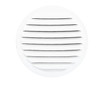 4" Round White Aluminum Louver with Insect Screen  (Priced Per Bag of 4).  Item#  4" RLW-100