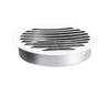 4" Round White Aluminum Louver with Insect Screen  (Priced Per Bag of 4).  Item#  4" RLW-100