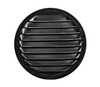 4" Round Black Aluminum Louver with No Insect Screen and 6 Aluminum Tabs  (Priced Per Bag of 4).  Item#  4" RBLT-200