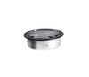 2" Round Black Aluminum Louver with Insect Screen  (Priced Per Bag of 6).  Item#  2" RLBL-100