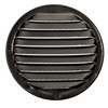 4" Round Black Aluminum Louver with Insect Screen  (Priced Per Bag of 4).  Item#  4" RLBL-100