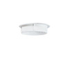 1.5" Round White Polypropylene Plastic Louver with Insect Screen System  (Priced Per Bag of 6).  Item#  1.5" PLW-100