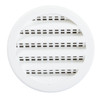 1.5" Round White Polypropylene Plastic Louver with Insect Screen System  (Priced Per Bag of 6).  Item#  1.5" PLW-100