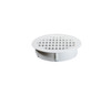 3" Round White Polypropylene Plastic Louver with Insect Screen System  (Priced Per Bag of 4).  Item#  3" PLW-100