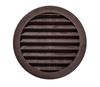 4" Round Brown Polypropylene Plastic Louver with Insect Screen System  (Priced Per Bag of 4).  Item#  4" PLB-100