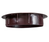 6" Round Brown Polypropylene Plastic Louver with Insect Screen System  (Priced Per Bag of 2).  Item#  6" PLB-100