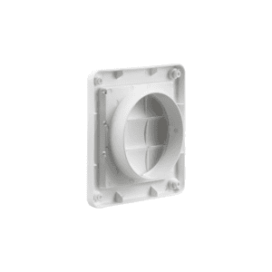 4" White Plastic Louver Vent  (Price Per Piece).  Item#  1423W