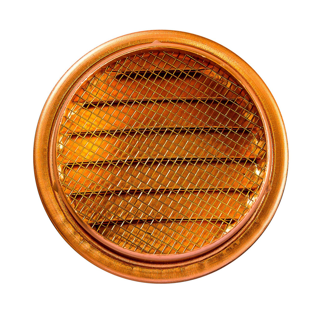1.5" Round Copper Louver with Insect Screen  (Priced Per Piece).  Item#  1.5" CPR-100