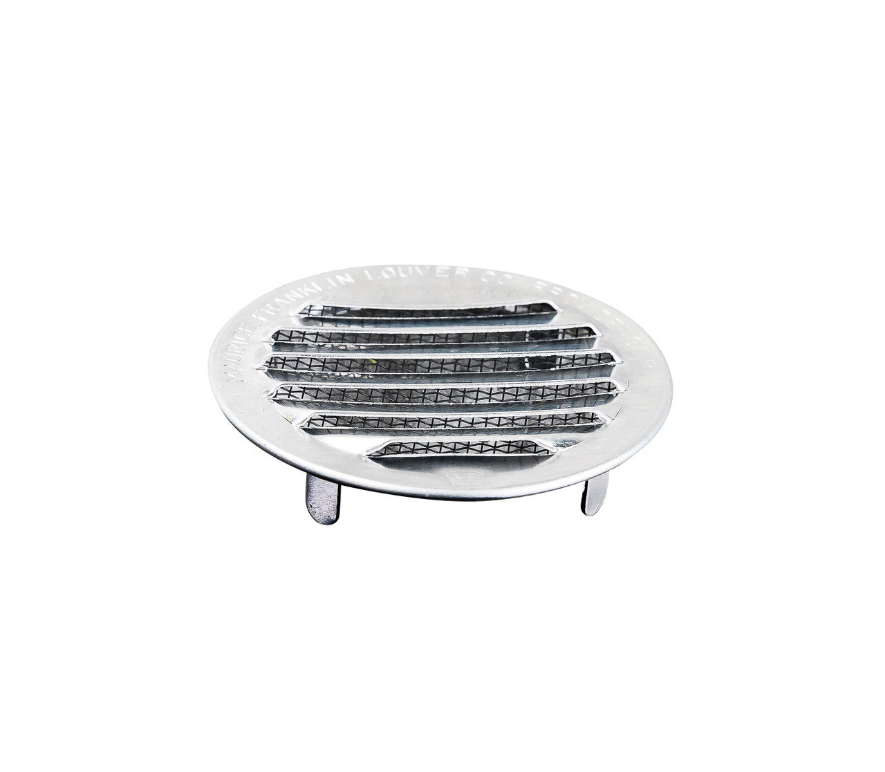 1" Round Aluminum Louver with Insect Screen and 4 Aluminum Tabs  (Priced Per Bag of 6).  Item#  1" RLT-100