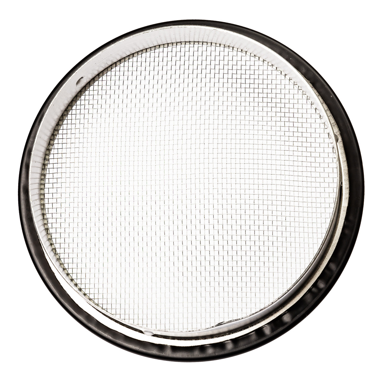 2" Round Open Screen Black Aluminum Louver with Insect Screen  (Priced Per Bag of 6).  Item#  2" RBLS-100