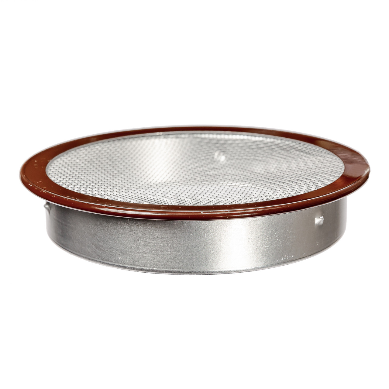 2.5" Round Open Screen Brown Aluminum Louver with Insect Screen  (Priced Per Bag of 4).  Item#  2.5" RBS-100