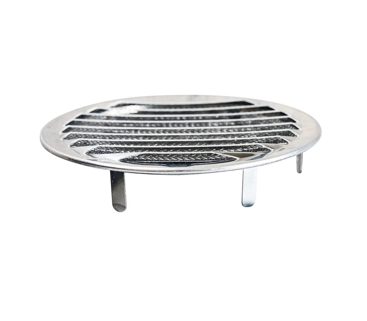 4" Round Aluminum Louver with Insect Screen and 6 Aluminum Tabs  (Priced Per Bag of 4).  Item#  4" RLT-100