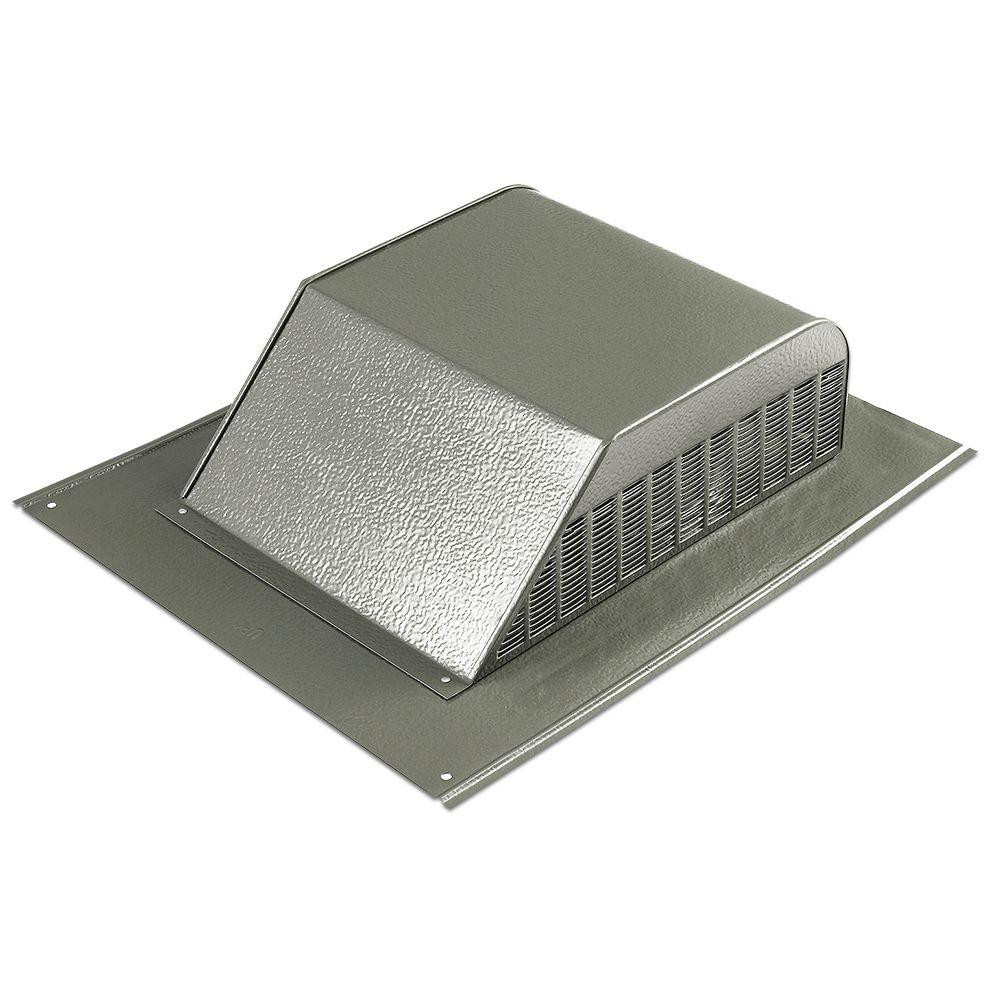 Weathered Wood Aluminum Slant Back Roof Louver (Price Per Piece).  Item #SSB960AWW