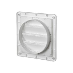 6" White Air Intake Vent  (Price Per Piece).  Item#  606W