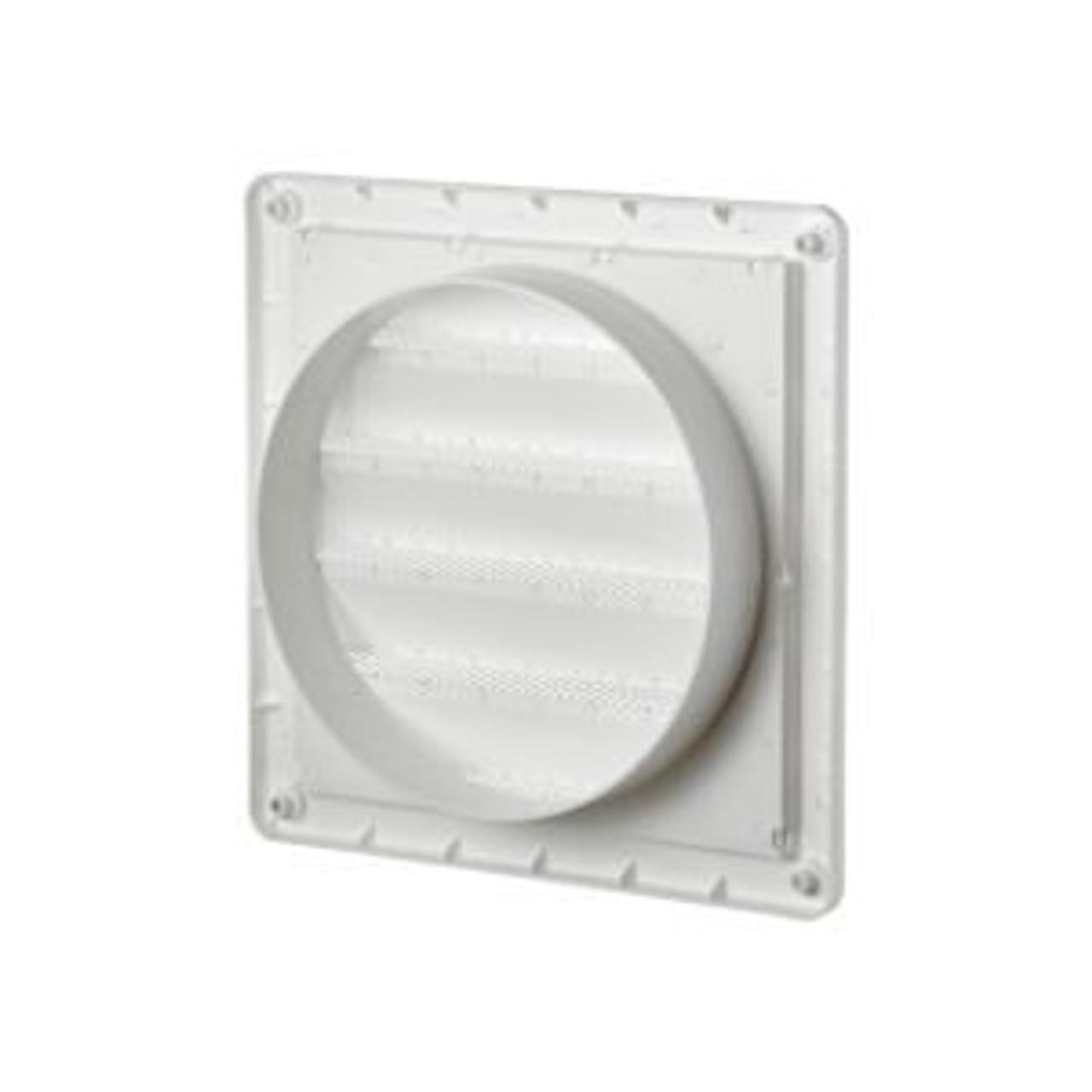 8" White Intake Vent  (Price Per Piece).  Item#  608W
