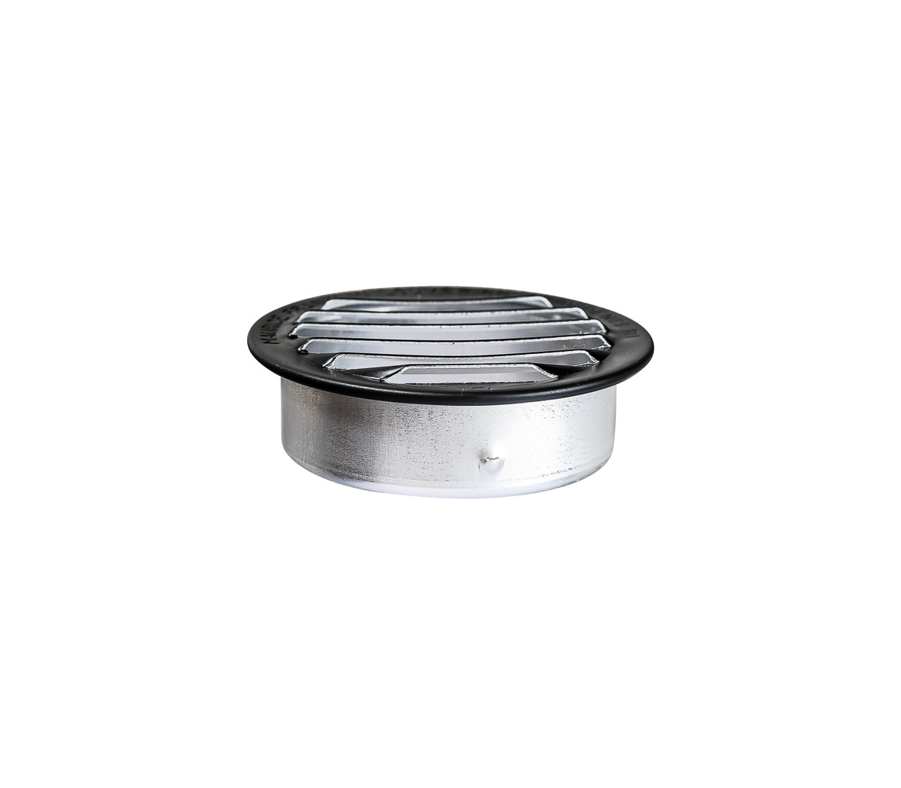 1" Round Black Aluminum Louver with No Insect Screen  (Priced Per Bag of 6).  Item #1" BLNS-100