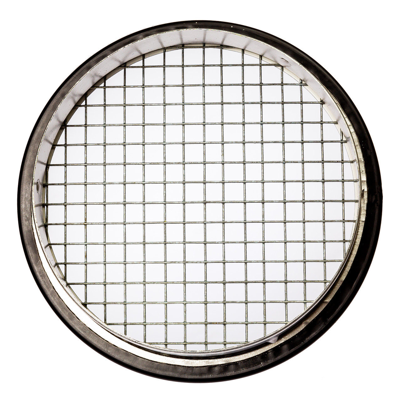 1.5" Round Open Screen Black Aluminum Louver with 1/4" Galvanized Steel Screen (Priced Per Bag of 6).  Item#  1.5" RBLS-104