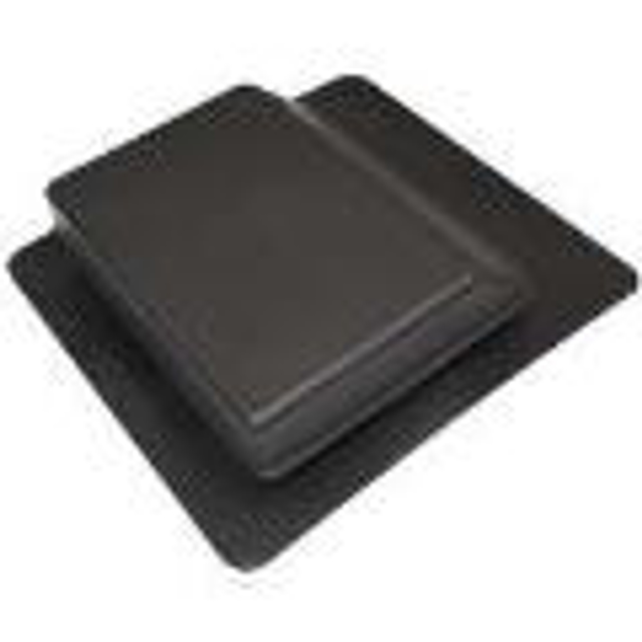 Black Vinyl Slant Back Roof Vent (Price Per Piece).  Item #6065BL