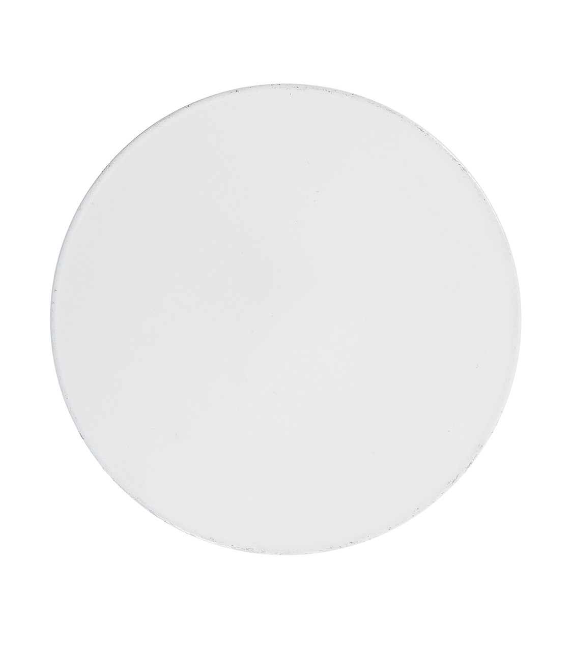 4" Round White Aluminum Plug (Priced Per Bag of 4).  Item #4" RWP-100