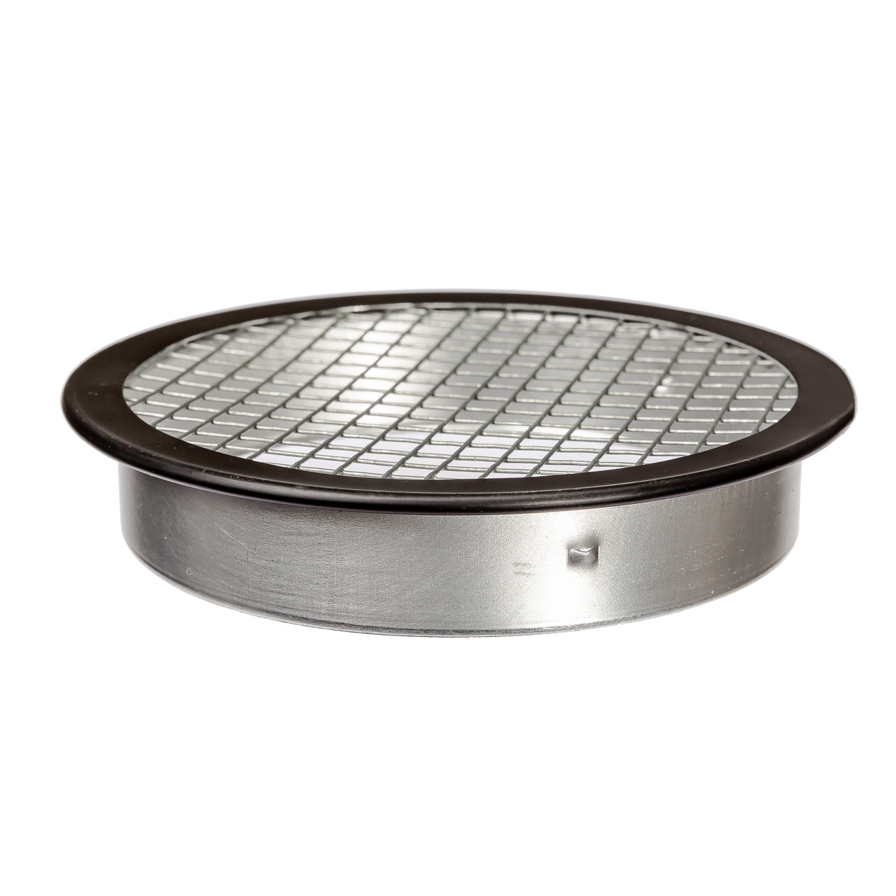 2.5" Round Open Screen Black Aluminum Louver with 1/4" Galvanized Steel Screen (Priced Per Bag of 4).  Item#  2.5" RBLS-104