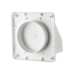 4" White Plastic Preferred Hood Vent (Price Per Piece).  Item#  1471WA