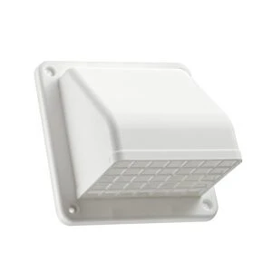 3" White Plastic Preferred Hood Vent (Price Per Piece).  Item#  1470W