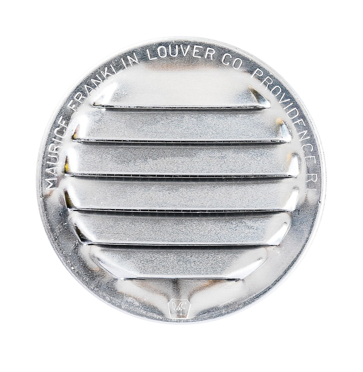 2" Round Aluminum Louver with Insect Screen and 4 Aluminum Tabs  (Priced Per Bag of 6).  Item#  2" RLT-100