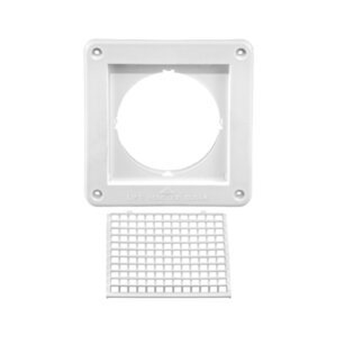 3" White Air Intake Vent  (Price Per Piece).  Item#  603W-ML