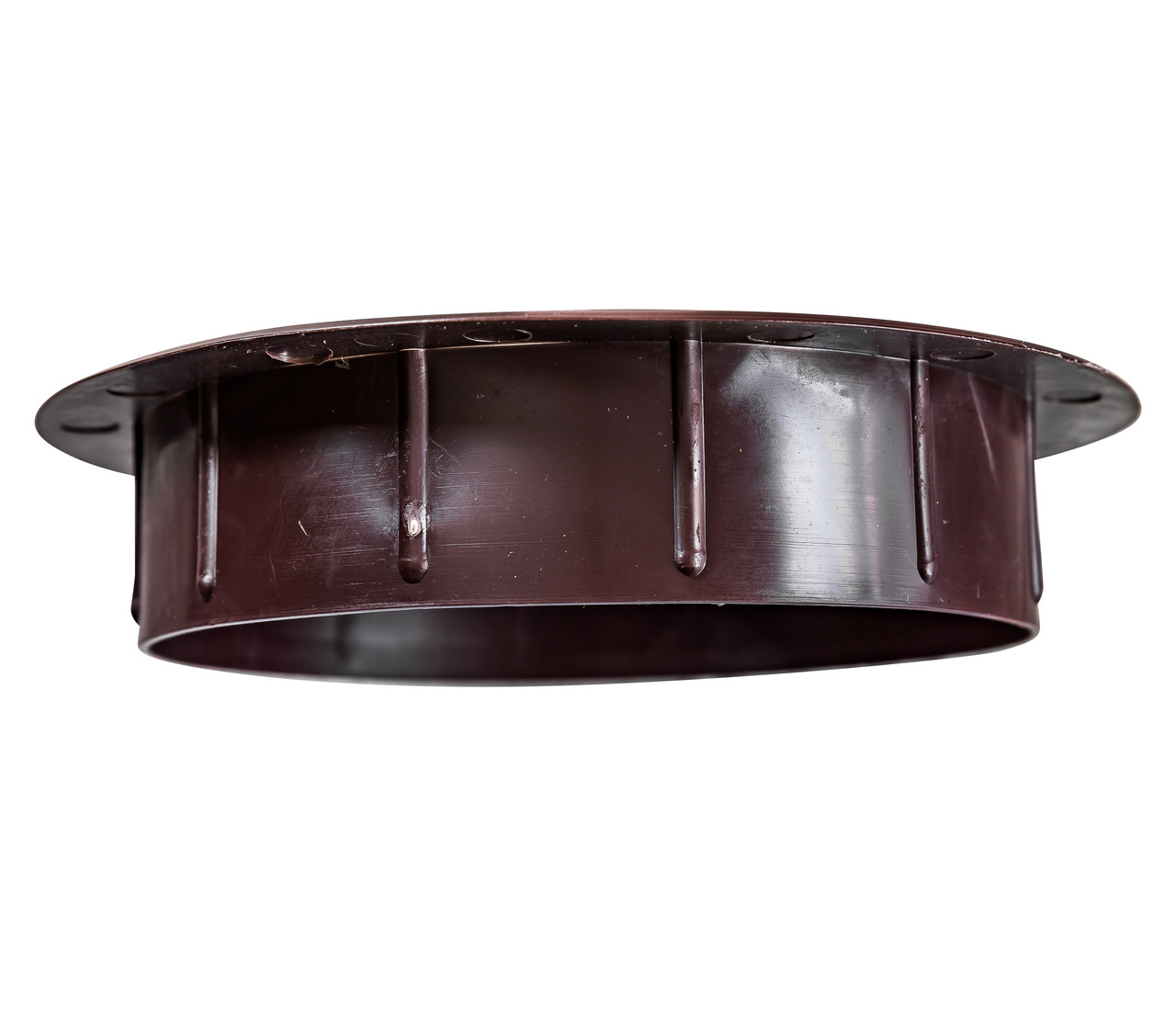 6" Round Brown Polypropylene Plastic Louver with Insect Screen System  (Priced Per Bag of 2).  Item#  6" PLB-100