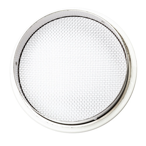 2" Round Open Screen White Aluminum Louver with Insect Screen  (Priced Per Bag of 6).  Item#  2" RWS-100