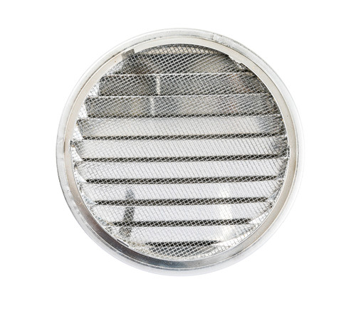 4" Round Aluminum Louver with Insect Screen and 6 Aluminum Tabs  (Priced Per Bag of 4).  Item#  4" RLT-100