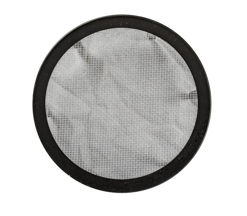 4" Round Open Screen Black Aluminum Louver with Insect Screen and 6 Aluminum Tabs  (Priced Per Bag of 4).  Item#  4" RSTBL-100