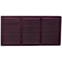 16" x 8" Brown Aluminum Undereave Vent (Price Per Piece).  Item #EAC16x8BR