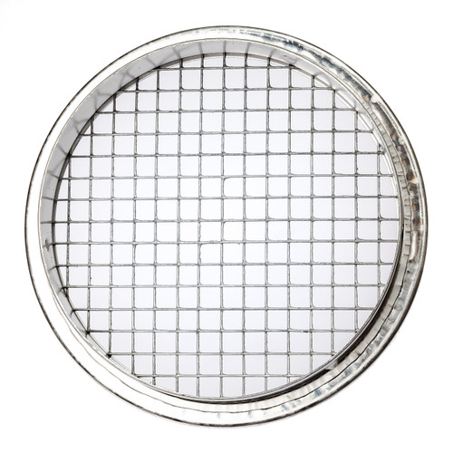 2" Round Open Screen Aluminum Louver with 1/4" Galvanized Steel Screen (Priced Per Bag of 6).  Item#  2" RS-104