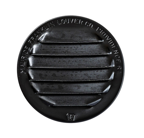 3" Round Black Aluminum Louver with No Insect Screen  (Priced Per Bag of 4).  Item #3" BLNS-100