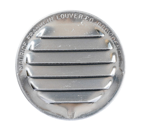 2.5" Round Aluminum Louver with Insect Screen  (Priced Per Bag of 4).  Item#  2.5" RL-100