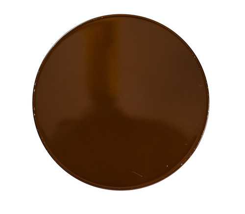 1.5" Round Brown Aluminum Plug  (Priced Per Bag of 6).  Item #1.5" RBP-100