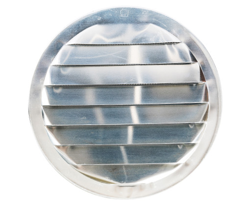 6" Round Aluminum Louver with Insect Screen  (Priced Per Bag of 2).  Item#  6" RL-100