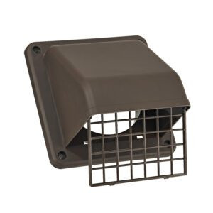 4" Brown Plastic Preferred Hood Vent (Price Per Piece).  Item#  1471BA